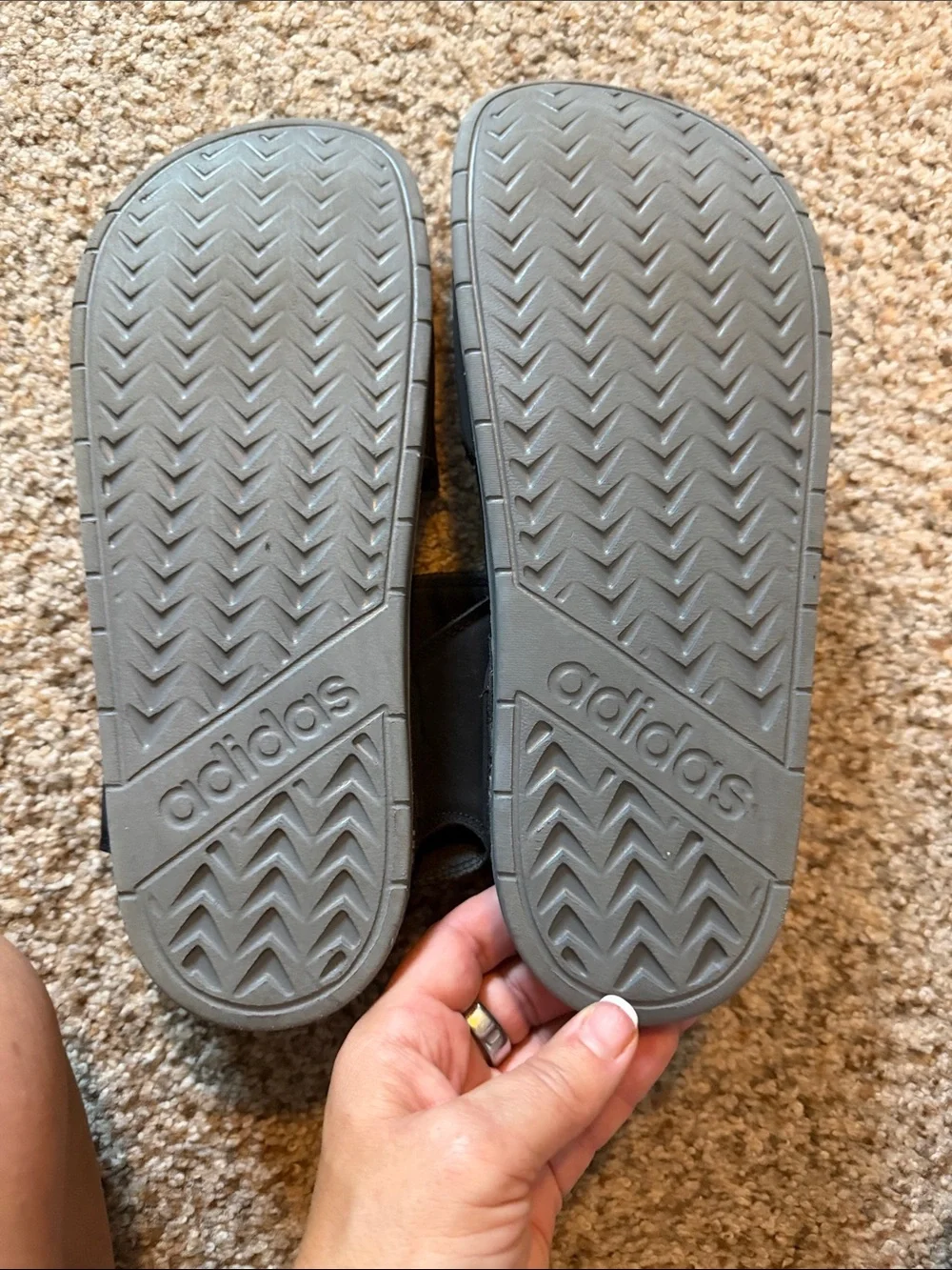 adidas Black Interior Label Sneaker Detail